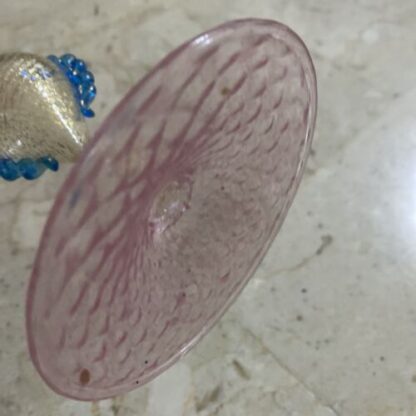 calice Venezia murano antique glass Tipetto  Midcentury Murano Glass - immagine 13