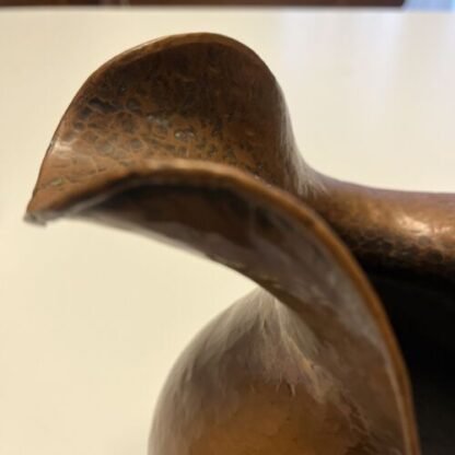 Brocca rame sbalzato di Egidio Casagrande anni 50 Carafe Italy Copper Midcentury - immagine 8