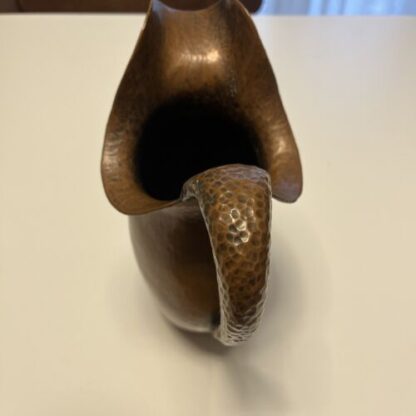 Brocca rame sbalzato di Egidio Casagrande anni 50 Carafe Italy Copper Midcentury - immagine 12