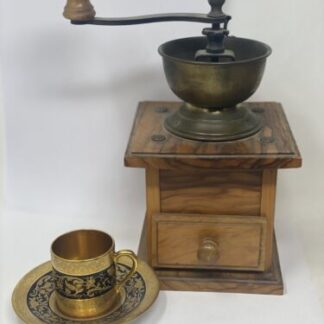 ANTICO MACINACAFFÈ MACININO IN LEGNO  PRIMI '900 VINTAGE COFFEE GRINDER MANUAL