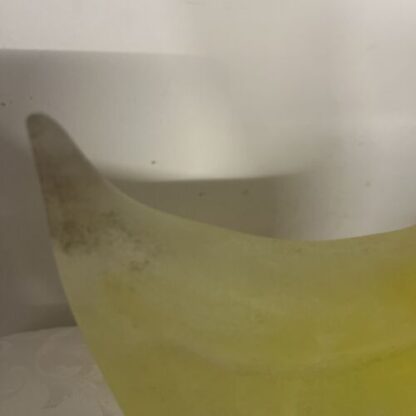 CIGNO VETRO SCAVO YELLOW SWAN MURANO  GLASS CENEDESE VENEZIA - immagine 8