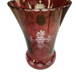 Glass Biedermeier Bicchiere Antico ciliegia amarena