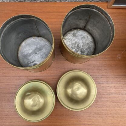 antique box coffee and sugar barattoli caffe e zucchero - immagine 5