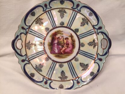 SET DOLCE PORCELLANA'900 AUSTRIA PLATE  DISH DESSERT - immagine 8