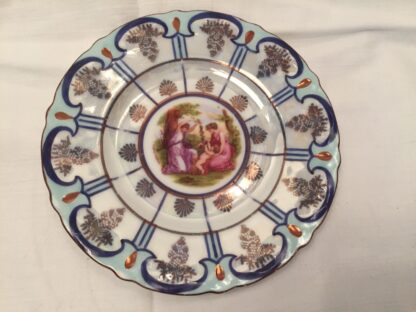 SET DOLCE PORCELLANA'900 AUSTRIA PLATE  DISH DESSERT - immagine 9