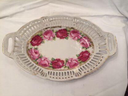 PIATTO IN PORCELLANA DEI PRIMI DELL'900 PORCELAIN PLATE DISH AUSTRIA - immagine 8