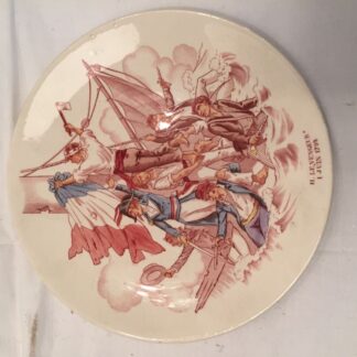 PIATTO IN CERAMICA DELL'800 FRANCESE FRENCH CERAMIC PLATE DISH ANTIQUE