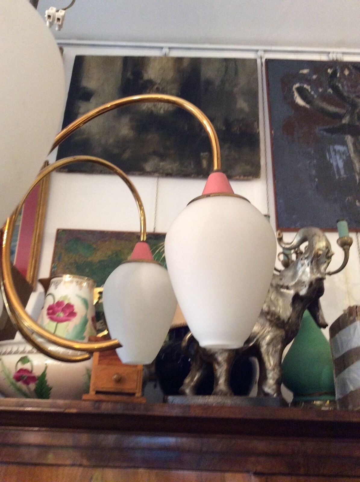 LAMPADARIO MODERNARIATO ROSA MIDCENTURY LIGHTING - immagine 7