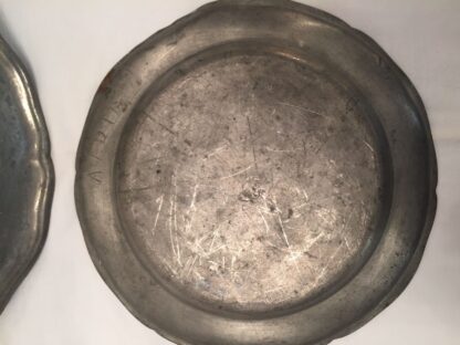 PIATTI IN PELTRO DEL 700 PEWTER PLATE DISK - immagine 3