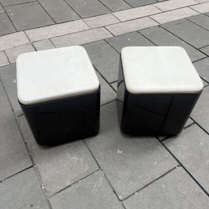 Sgabello cubico Dime di Marcello Siard per Longato Modernariato  Midcentury cart - immagine 6