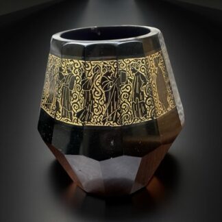Glass,m Josef Hoffmann /WW, Moser Karlsbad um 1920 Vaso Vetro Moser