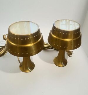 midcentury Table lamp Italy 1950s Lampada da Tavolo Brass