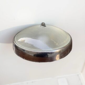 Plafoniera  attribuita ad AF.Arte, anni '70 Wall Lamp Italy Glass Fontana arte