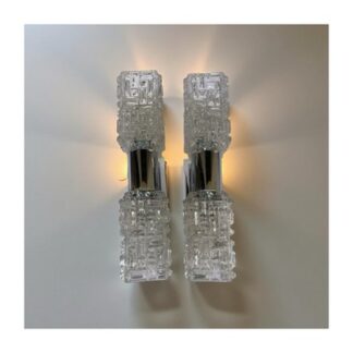 Targhetti Wall Lamp Italy Midcentury Crystal Modern Italia Design