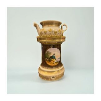 French Veilleuse Teapot Antique Veuilleuse Teiera Candela Antica Francese