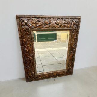 Wood Mirror Antique Specchio Antico Legno 1890